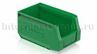 Складской лоток/контейнер для зап. частей, крепежей, зеленый, 250x150x130 мм