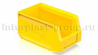Складской лоток/контейнер для зап. частей, крепежей, желтый, 250x150x130 мм