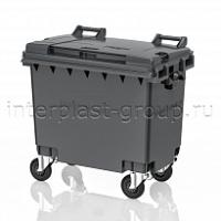 Контейнер для мусора 660 л серый