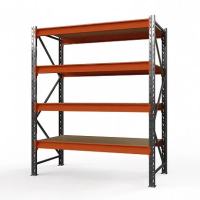 Стеллаж металлический Оптима, 3000x2500x785 мм. Полки: 4 шт. фанера