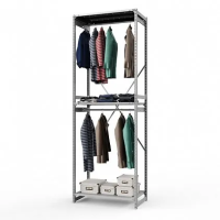 Стеллаж металлический ТСУ Универсал, 3000x1060x500 мм.Штанги: 2шт. Полки: метал. усил. перф. 3 шт.