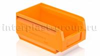 Складской лоток/контейнер для зап. частей, крепежей, оранжевый, 165x100x75 мм