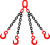 Строп цепной четырехветвевой (4СЦ) паук