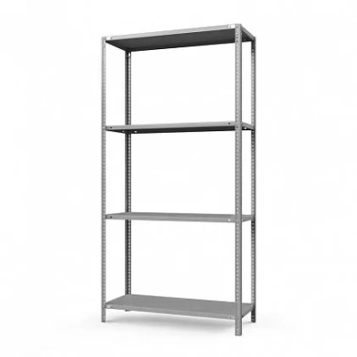Стеллаж металлический ТС Лайт, 2200x1000x400 мм. Полки: 4 шт. метал.