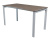 Стол NT 140x70 темный орех/серый