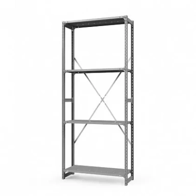 Стеллаж металлический ТСУ Универсал, 2000x760x300 мм. Полки: метал. перф.  4 шт.