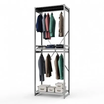 Стеллаж металлический ТСУ Универсал, 3000x1060x500 мм.Штанги: 2шт. Полки: метал. усил. перф. 3 шт.