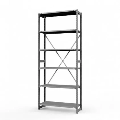 Стеллаж металлический ТСУ Универсал, 3000x760x600 мм. Полки: метал. усил. 6 шт.
