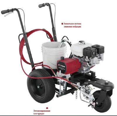 Разметочная машина Titan PowrLiner 2850 - 1 пистолет "Wagner"