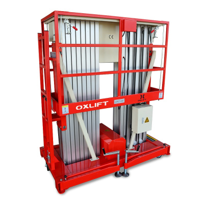 Телескопический двухмачтовый подъемник ZX-2-140 OXLIFT 14000 мм 150 кг