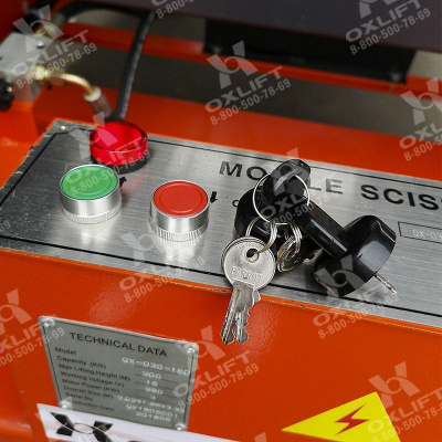 Ножничный подъемник QX-050-140 AC/DC OXLIFT 14000 мм 500 кг
